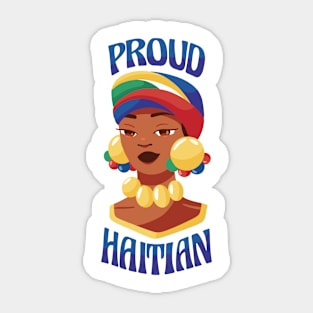 Happy Haitian Flag Day Celebration Haiti Proud Sticker